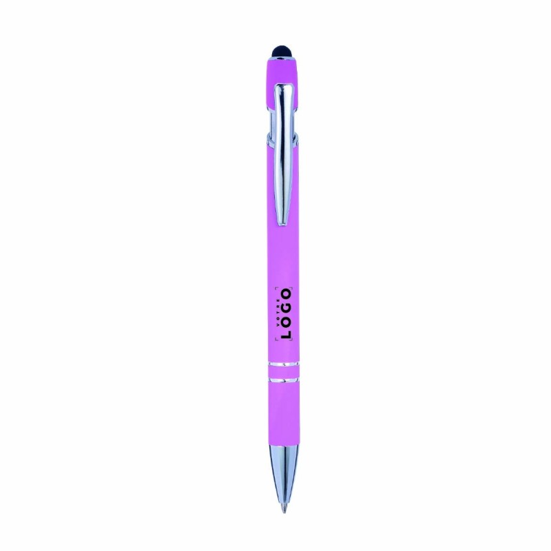 Stylo en métal avec embout pour portable
