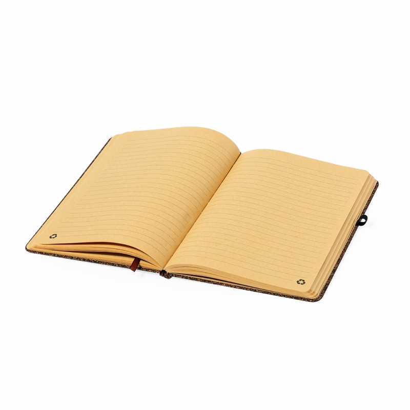 Bloc notes fait en fibre de café et liège