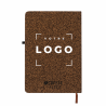Bloc notes fait en fibre de café et liège
