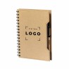 Bloc- notes en carton recyclé. Pratique pour une prise de note écoresponsable.