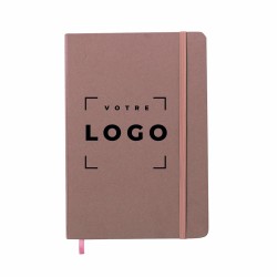 Bloc-notes A5 en papier de fruit fabriqué à partir de fibres végétales – carnet écologique et éco-responsable.