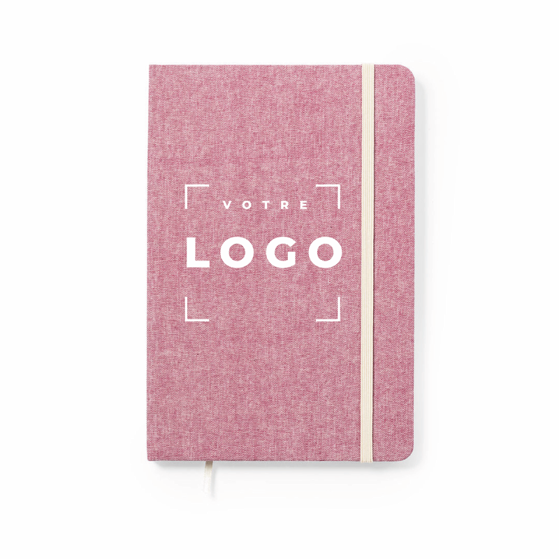 Bloc-notes fabriqué en coton 100% recyclé