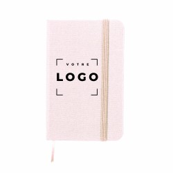 Bloc-notes en RPET 300D avec 100 feuilles à lignes simples – carnet recyclé et éco-responsable