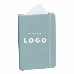 Bloc-notes A6 en éco-cuir avec 100 feuilles lisses – carnet écologique, élégant et pratique