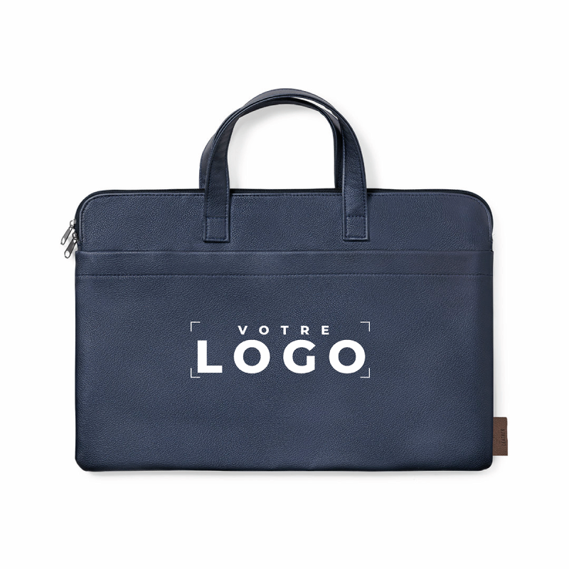 Porte-documents en cuir recyclé – accessoire professionnel durable et éco-responsable