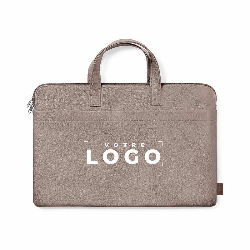 Porte-documents en cuir recyclé