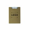 Porte-documents A4 en fibre de bois MDF avec clip robuste – accessoire durable et pratique pour bureau et organisation