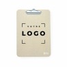 Porte-documents en paille de blé avec pince métallique – accessoire écologique et pratique pour le bureau