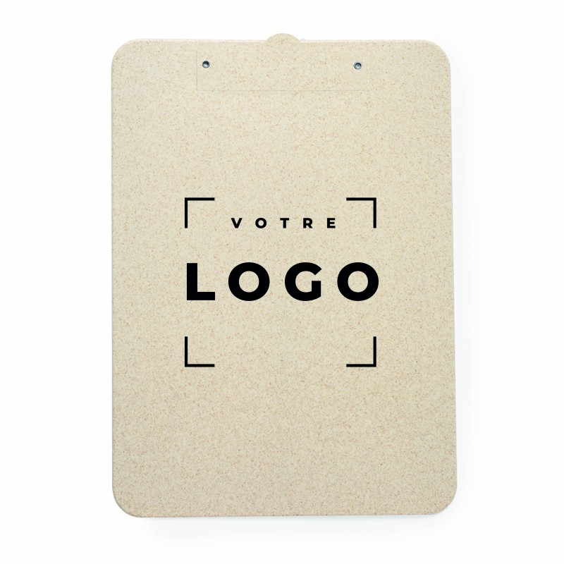 Porte-documents en paille de blé