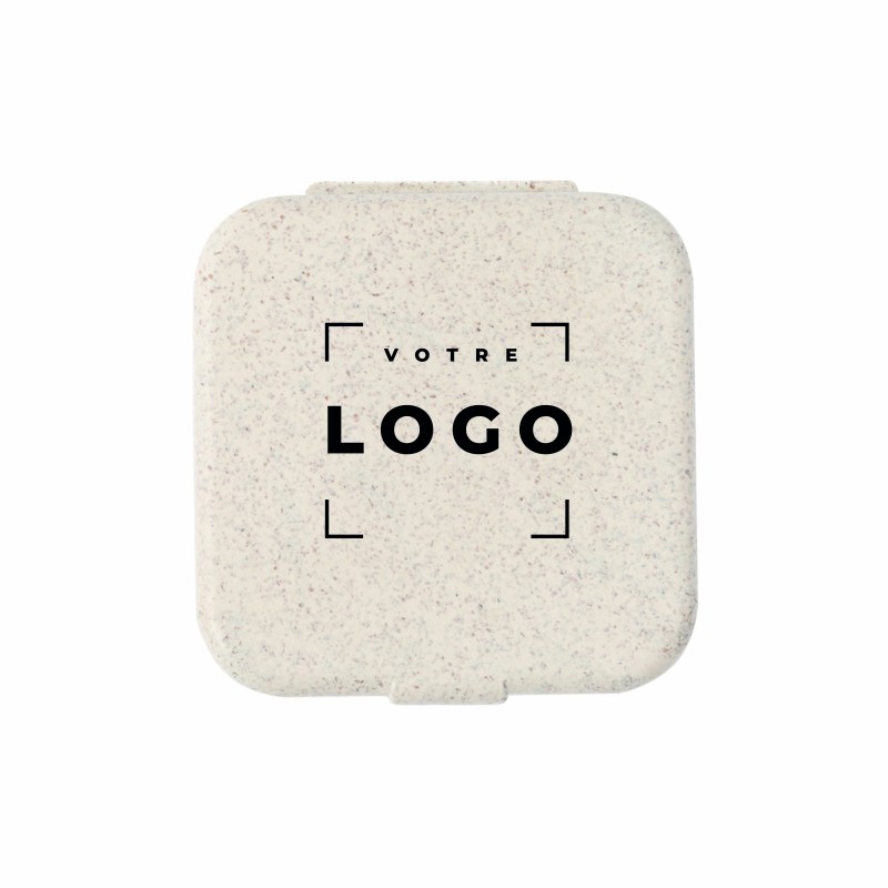 Boite à trombone en paille de blé