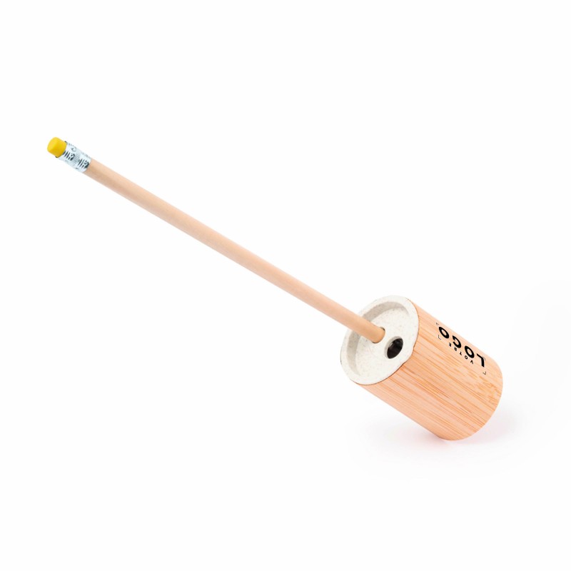 Taille-crayons en bambou et en paille de blé