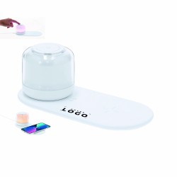 Lampe chargeur à induction multi-couleurs – luminaire pratique et moderne pour bureau ou maison