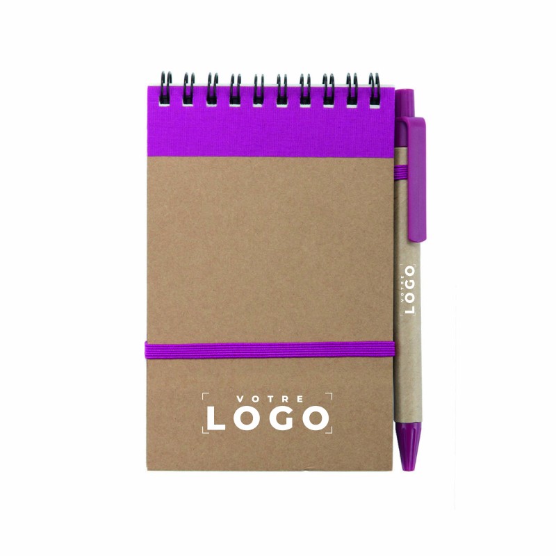 Carnet en carton recyclé