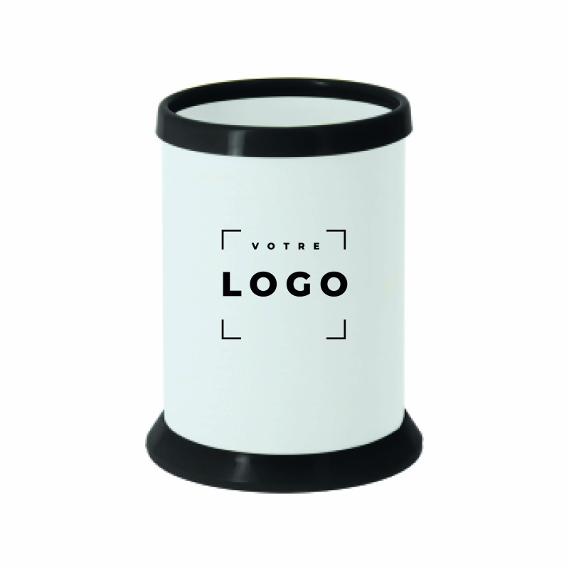 Pot à crayons rond Made in France – accessoire pratique et durable pour bureau ou organisation