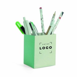 Pot à crayons en papier coton 250 g/m², fabriqué en France – accessoire écologique et pratique pour bureau ou organisation