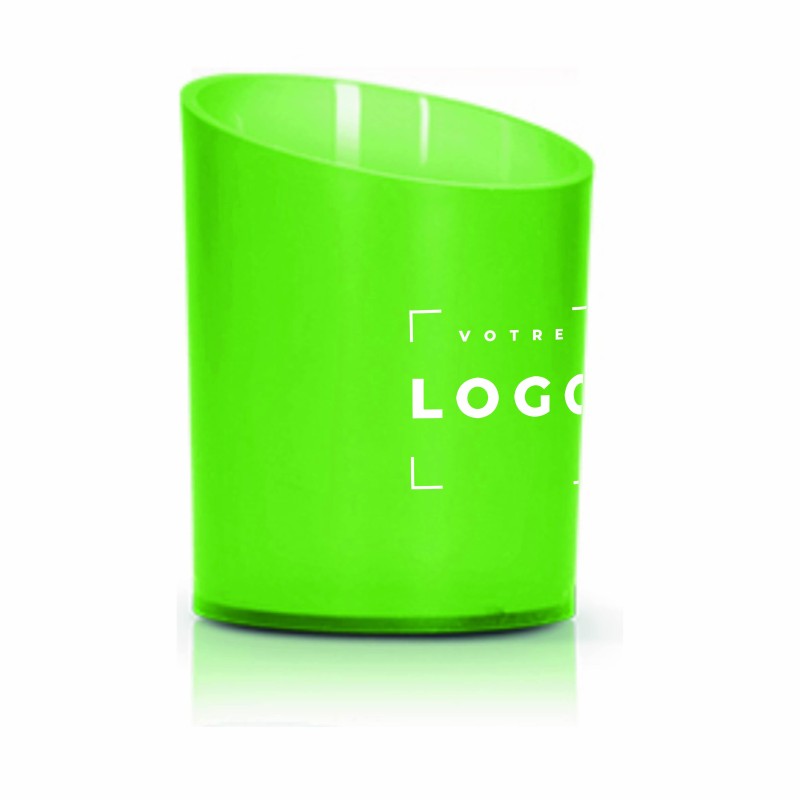 Pot à crayons en plastique