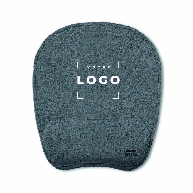 Tapis de souris avec repose-main rembourré