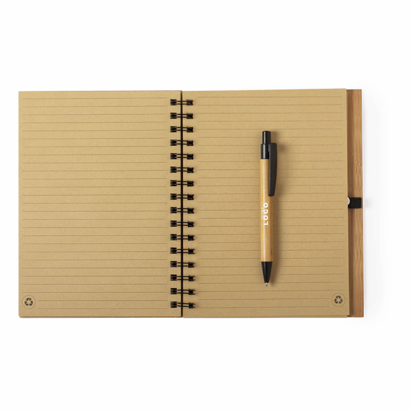 Carnet A5 en bambou