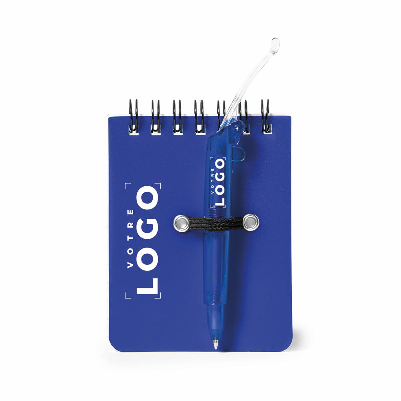 Mini carnet à spirales en plastique PP avec 60 feuilles rayées – carnet pratique et durable pour notes et idées