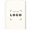 Carnet ensemencé avec 80 feuilles blanches lisses – carnet écologique et éco-responsable, idéal pour notes et idées