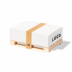 Porte-notes palette avec 300 feuilles de papier écologique – accessoire durable et pratique pour bureau ou organisation