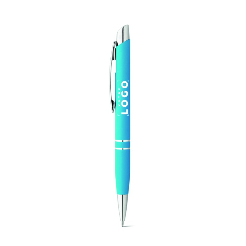 Stylo en aluminium finition rubber