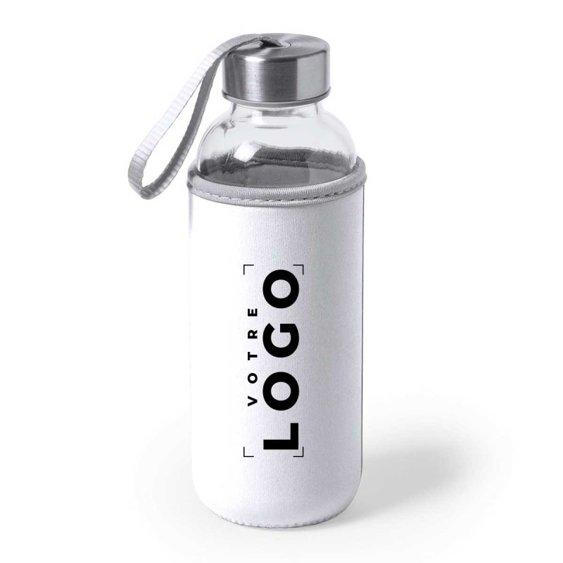 Bouteille en verre avec ruban de transport - 420ml