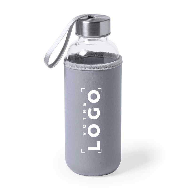 Bouteille en verre avec ruban de transport - 420ml