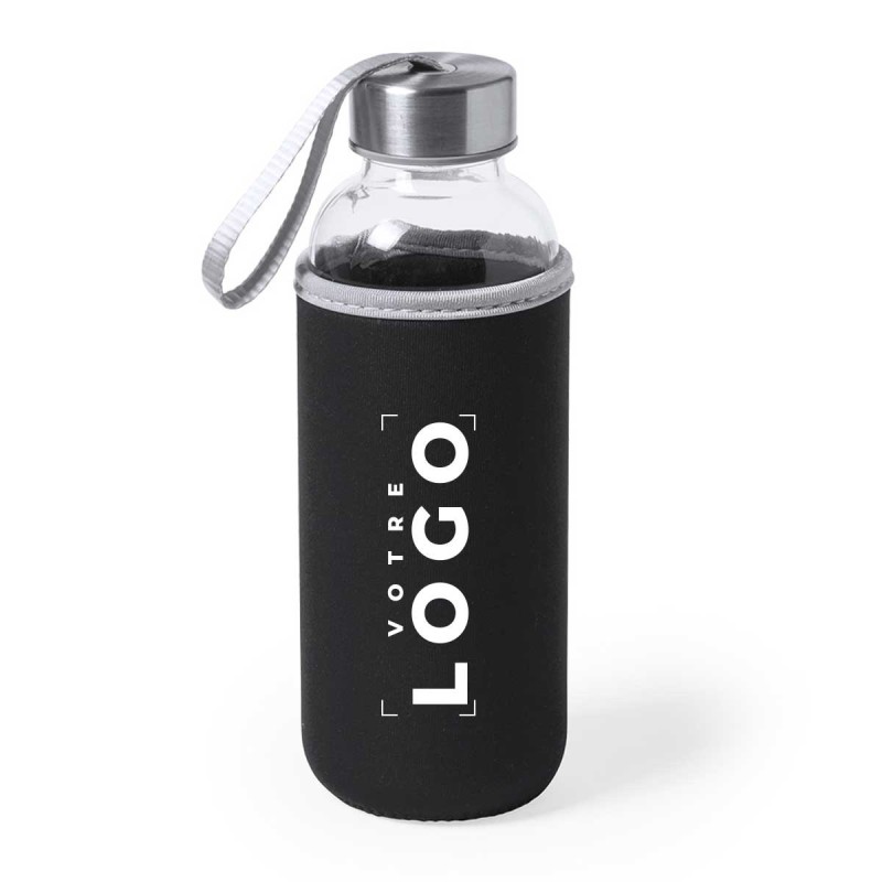 Bouteille en verre avec ruban de transport - 420ml