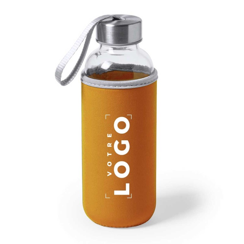 Bouteille en verre avec ruban de transport - 420ml