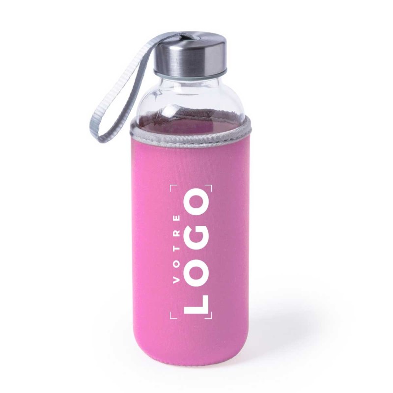 Bouteille en verre avec ruban de transport - 420ml