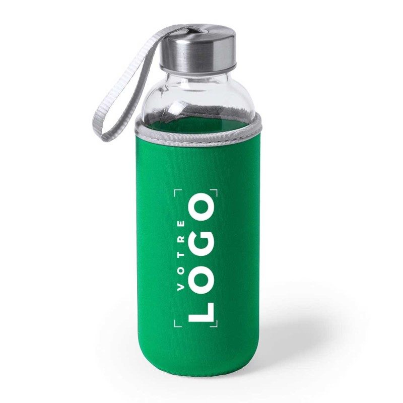 Bouteille en verre avec ruban de transport - 420ml