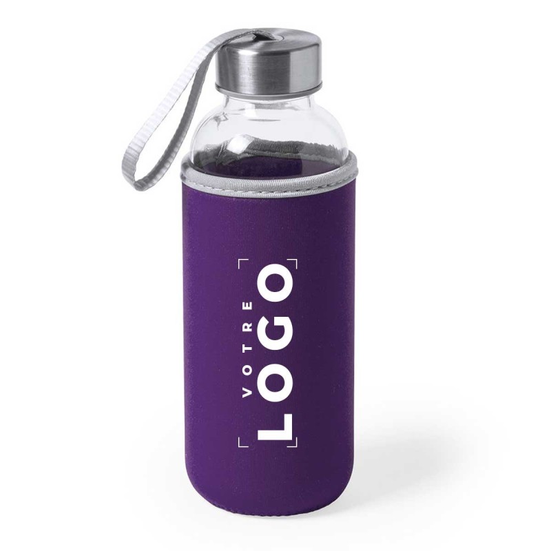 Bouteille en verre avec ruban de transport - 420ml