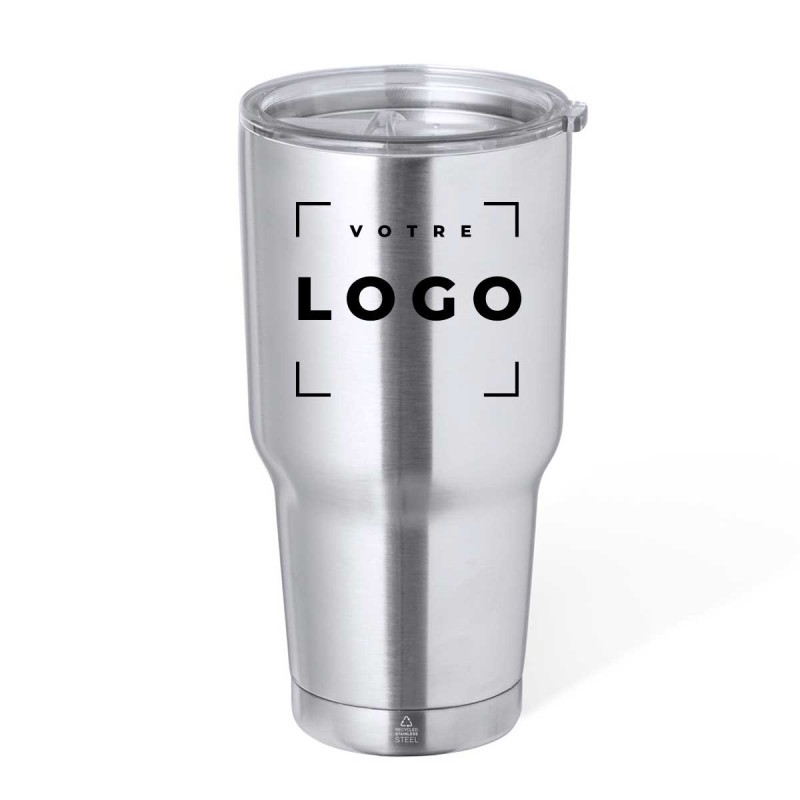 Verre isotherme double paroi en acier inoxydable recyclé - 800ml