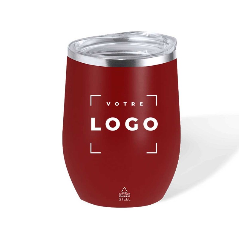 Verre isotherme double paroi en acier inoxydable recyclé - 340ml