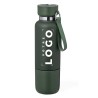 Bouteille isotherme avec lanyard finition mate - 550ml