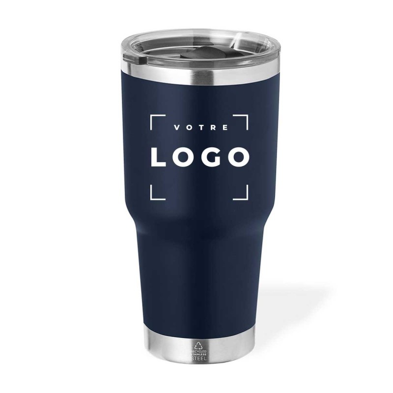 Tasse isotherme avec anse en acier inox recyclé - 600ml