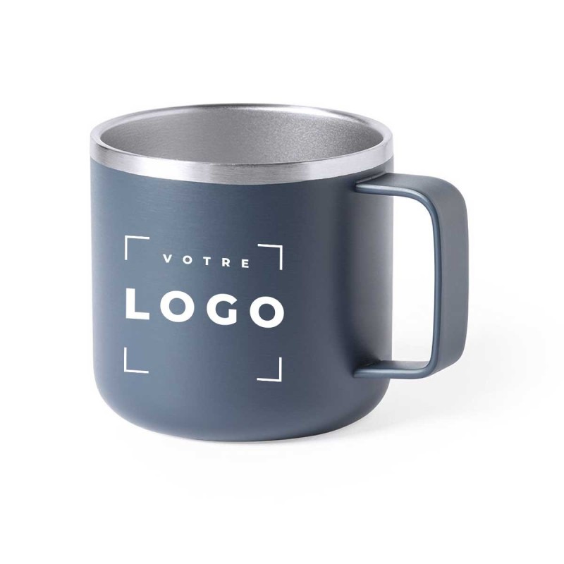 Mug isotherme en acier inoxydable bicolore - 350ml