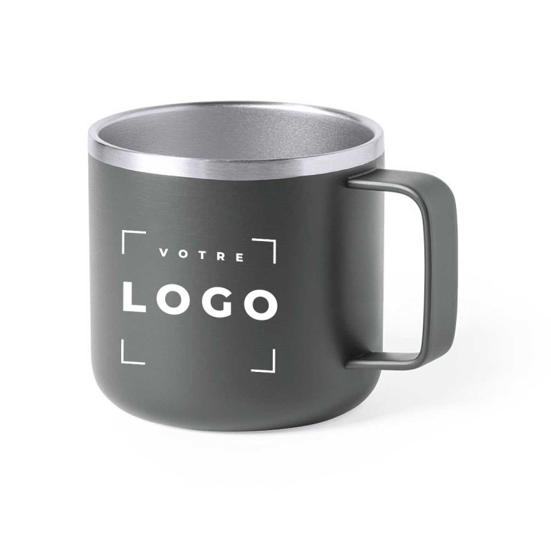 Mug isotherme en acier inoxydable bicolore - 350ml