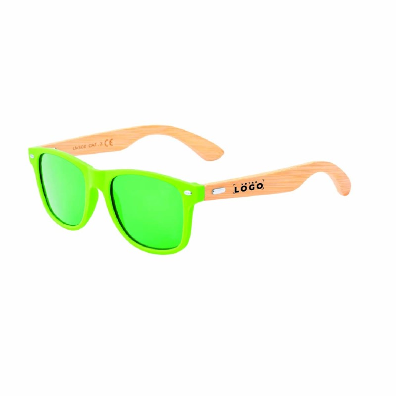 Lunettes de soleil en bambou