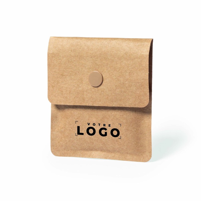 Cendrier de poche en papier recyclé laminé