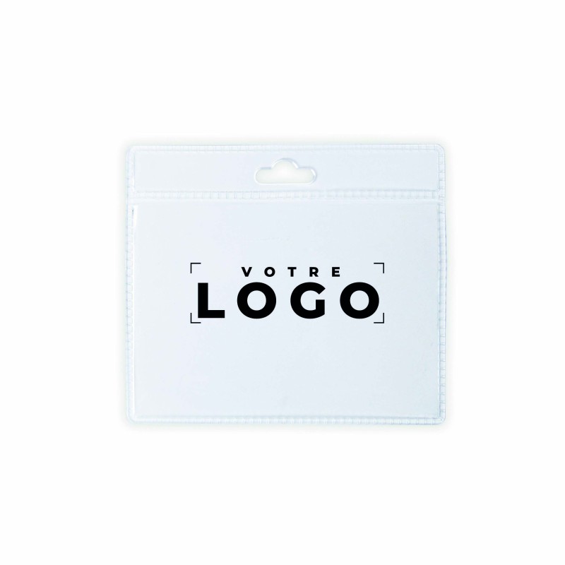 Porte-badge format horizontal
