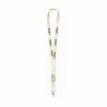 Lanyard en coton & paille de blé