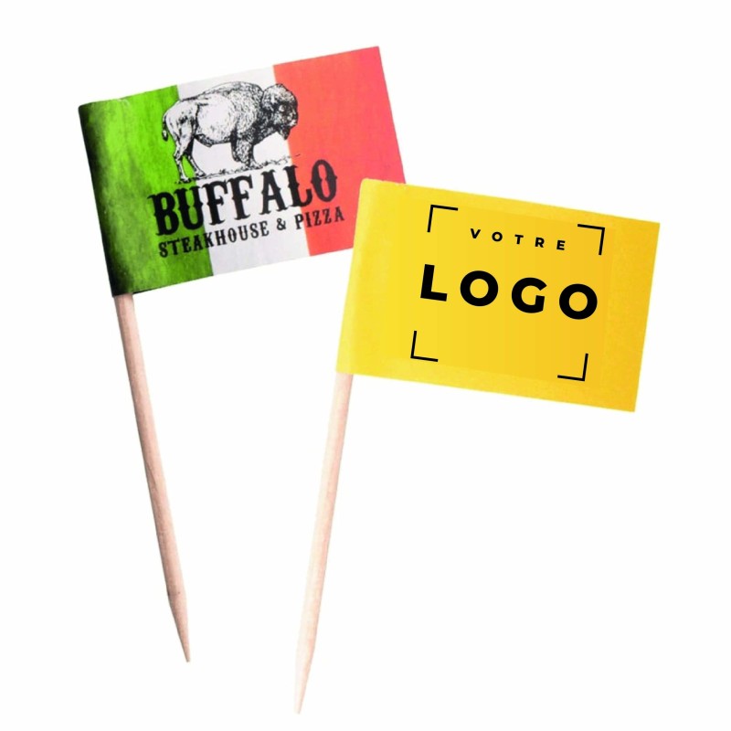 Pic cocktail mini drapeau