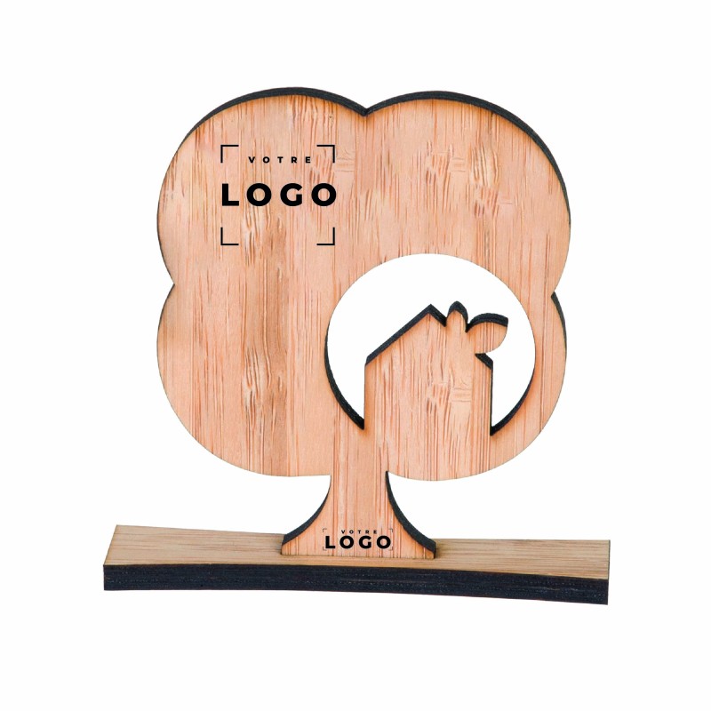 Trophée à la forme en bambou