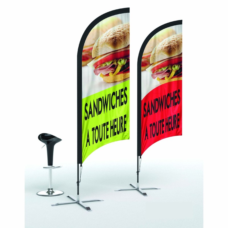 Oriflamme aile d’avion - 2m40