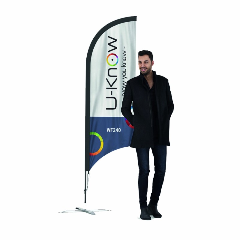 Oriflamme aile d’avion - 2m40