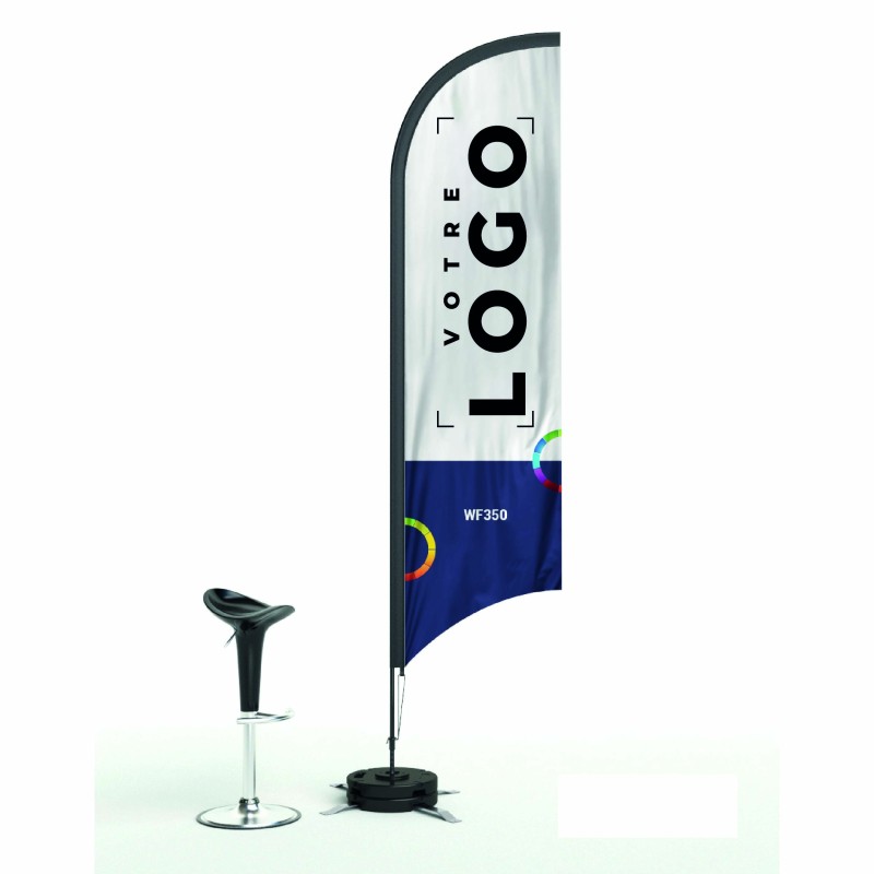 Oriflamme aile d’avion - 3m50