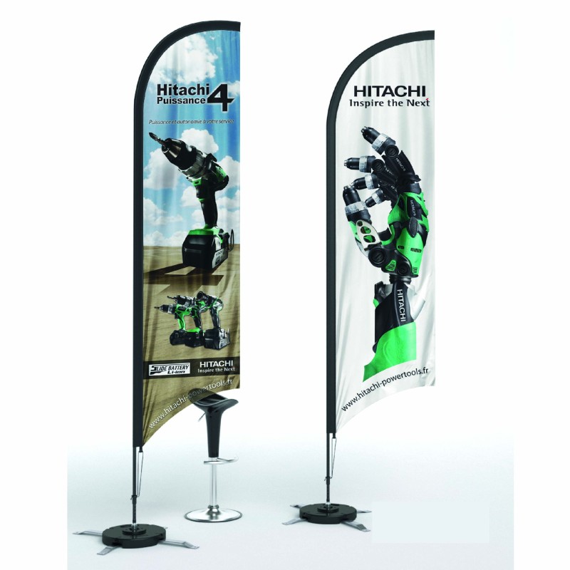 Oriflamme aile d’avion - 3m50