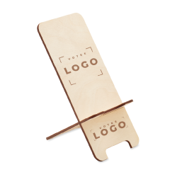 Support téléphone bouleau personnalisable avec graines à planter